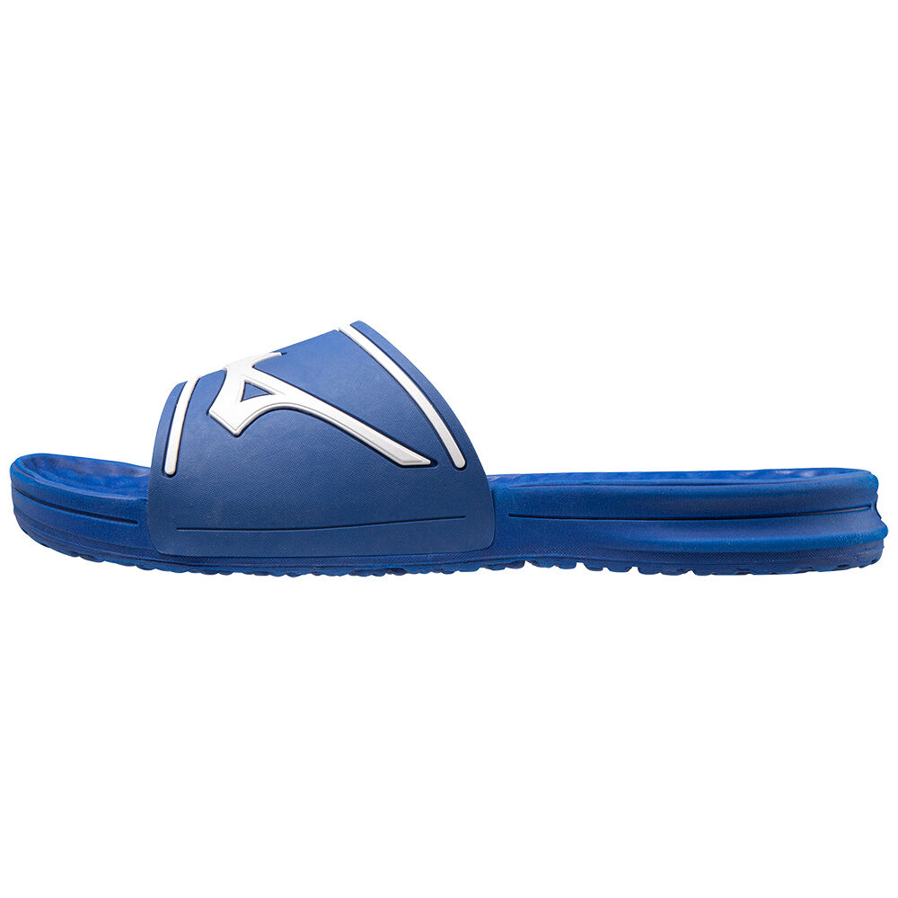 Mens Mizuno Relax Slide 2 Slide Blue/White Philippines (AEHMKB165)